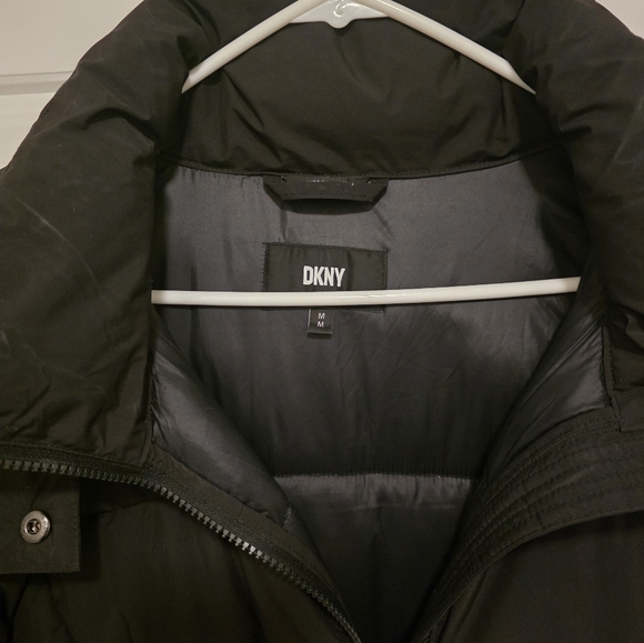 DKNY Winter Coat- Black - Picture 2 of 3